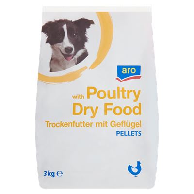 aro teljes értékű kutyaeledel felnőtt kutyák számára baromfival 3 kg