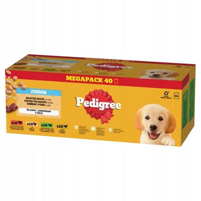 Pedigree Junior Mix Alutasakos 40 x 100 g 4 kg