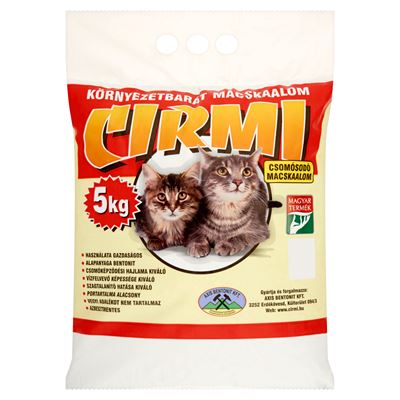 Cirmi macska alom 5kg natúr