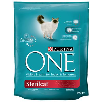PURINA One Sterilcat marhában és búzában gazdag száraz macskaeledel 800 g