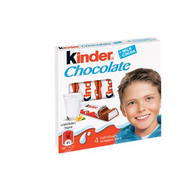Kinder T4 Tejcsokoládé Szelet Tejes Krémmel Töltve 20 x 50 g