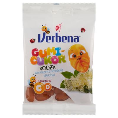 Verbena bodzás gumicukor hozzáadott vitaminokkal 90 g