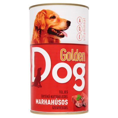 Golden Dog teljes értékű kutyaeledel felnőtt kutyák számára marhahúsos ízesítéssel 1240 g