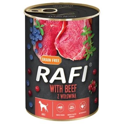 RAFI Pástétom Kutyaeledel Marha Áfonyával 800 g