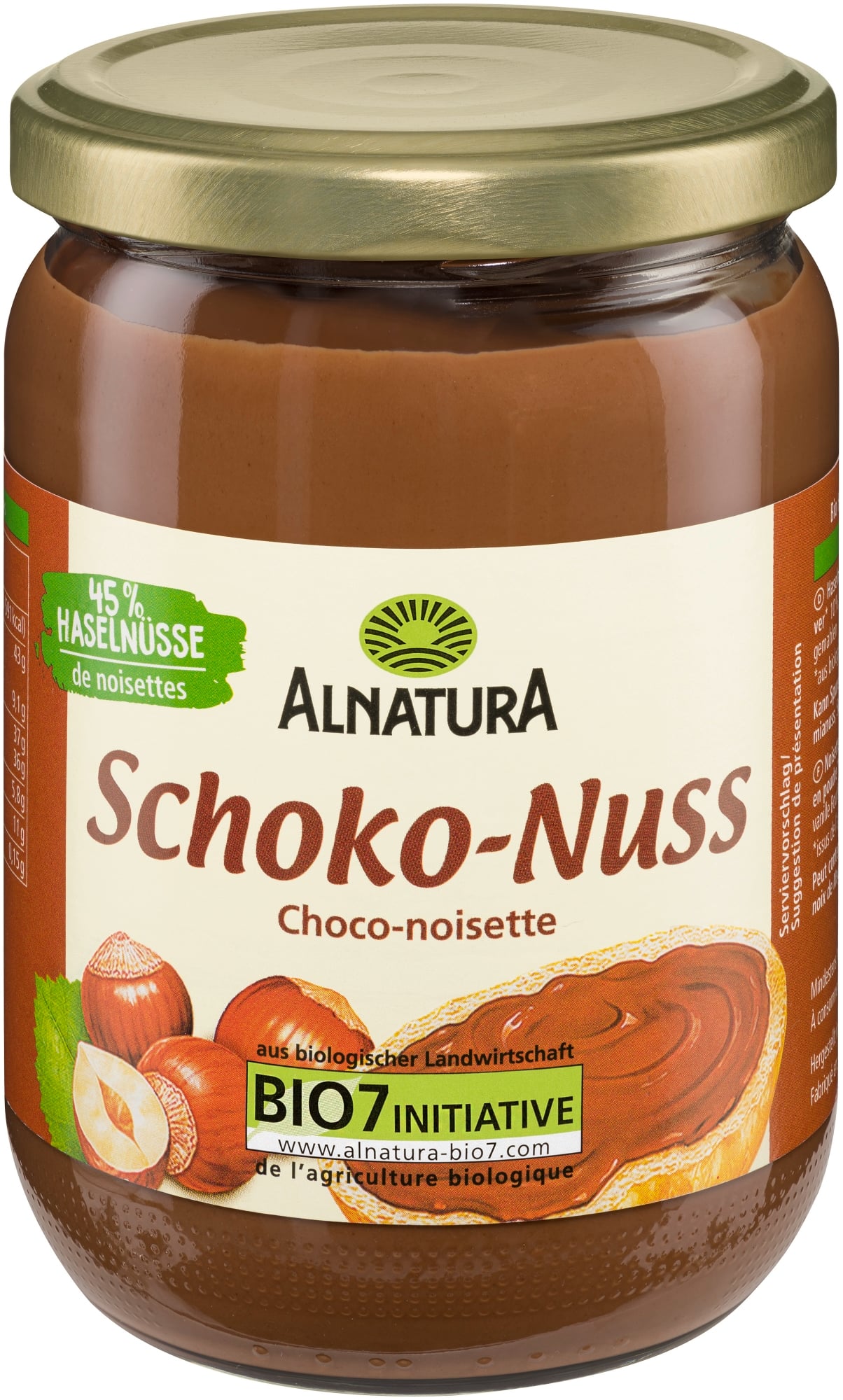 Alnatura BIO Mogyorós-kakaós kenhető krém