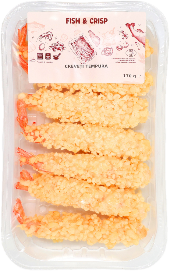Tempura tésztás garnélarák