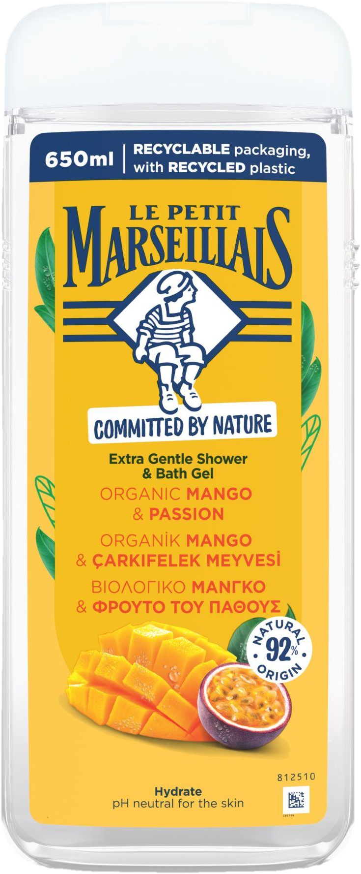 Le Petit Marseillais Organikus Mangó & Maracuja tusfürdő