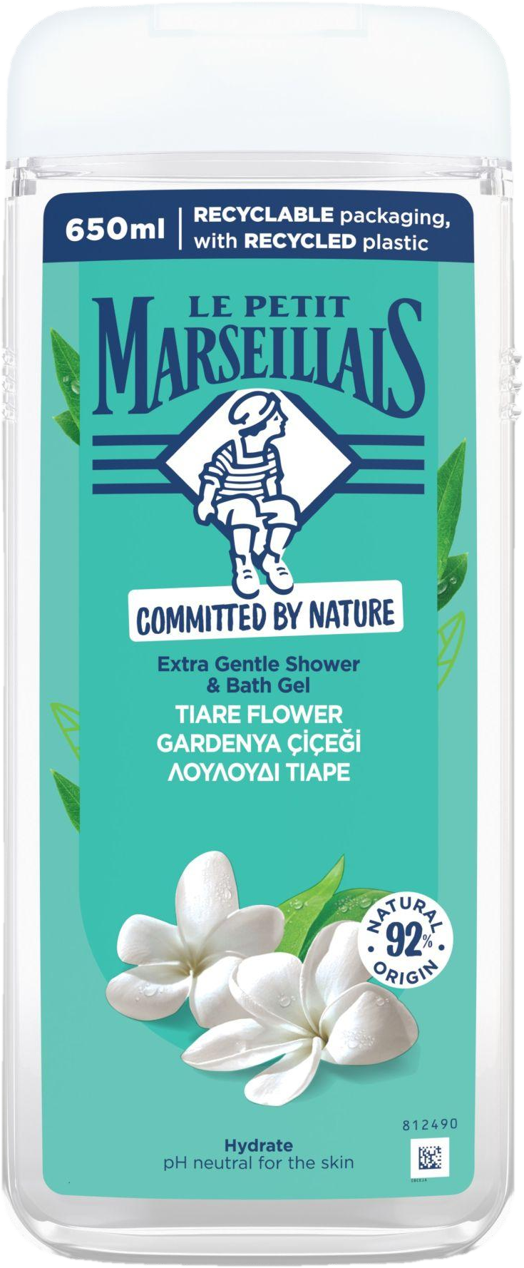 Le Petit Marseillais Tiare virág tusfürdő
