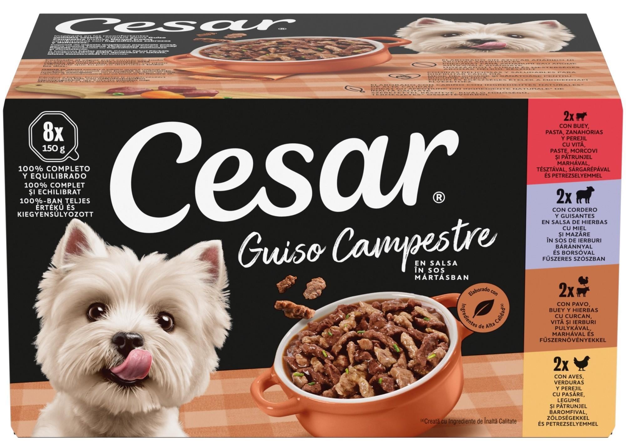 Cesar alutálca válogatás mártásban 8-pack