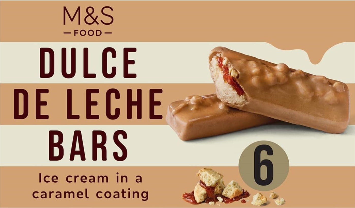 Marks & Spencer Karamell ízű jégkrémrudak