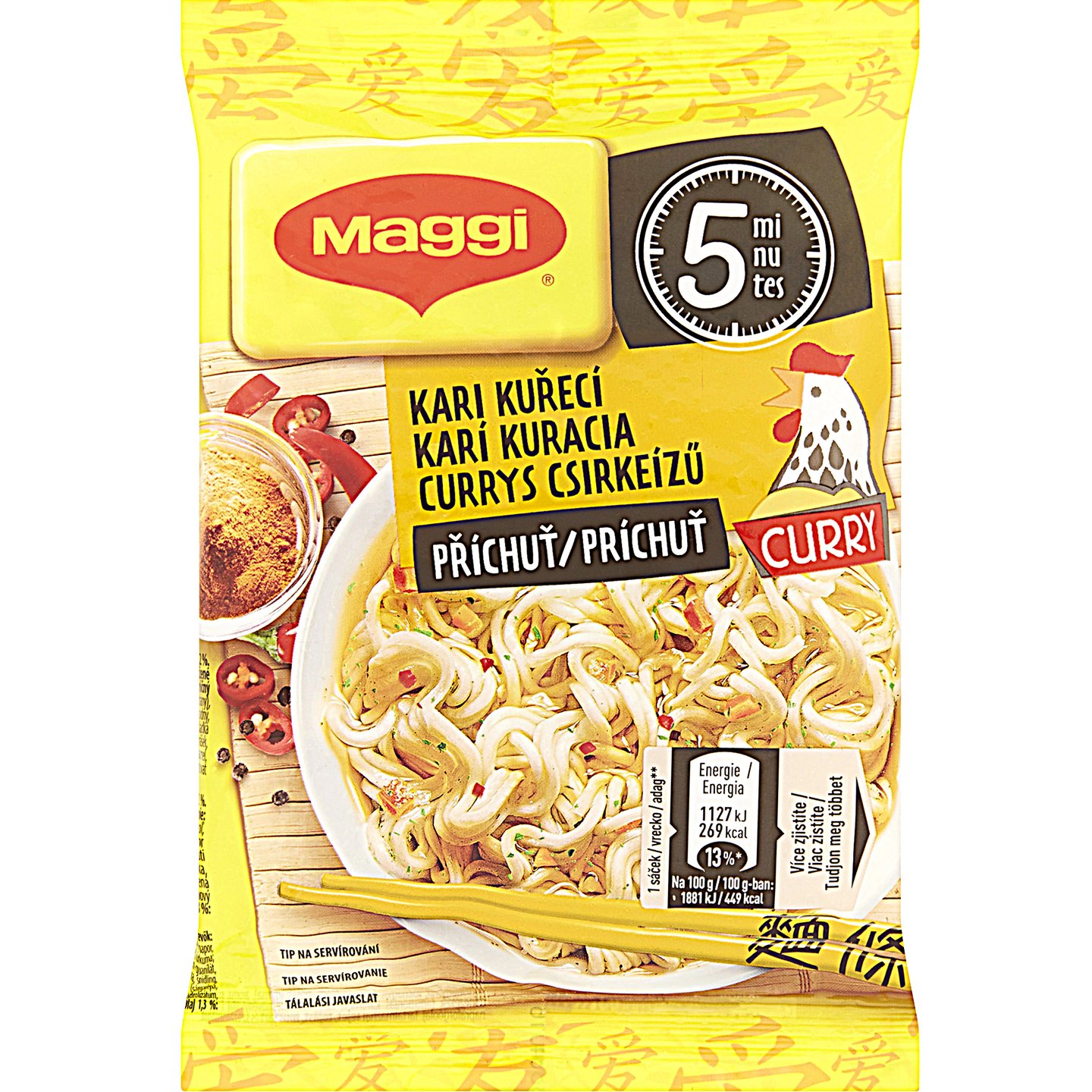 Maggi Párperc Currys Csirke Ízű Instant Tészta