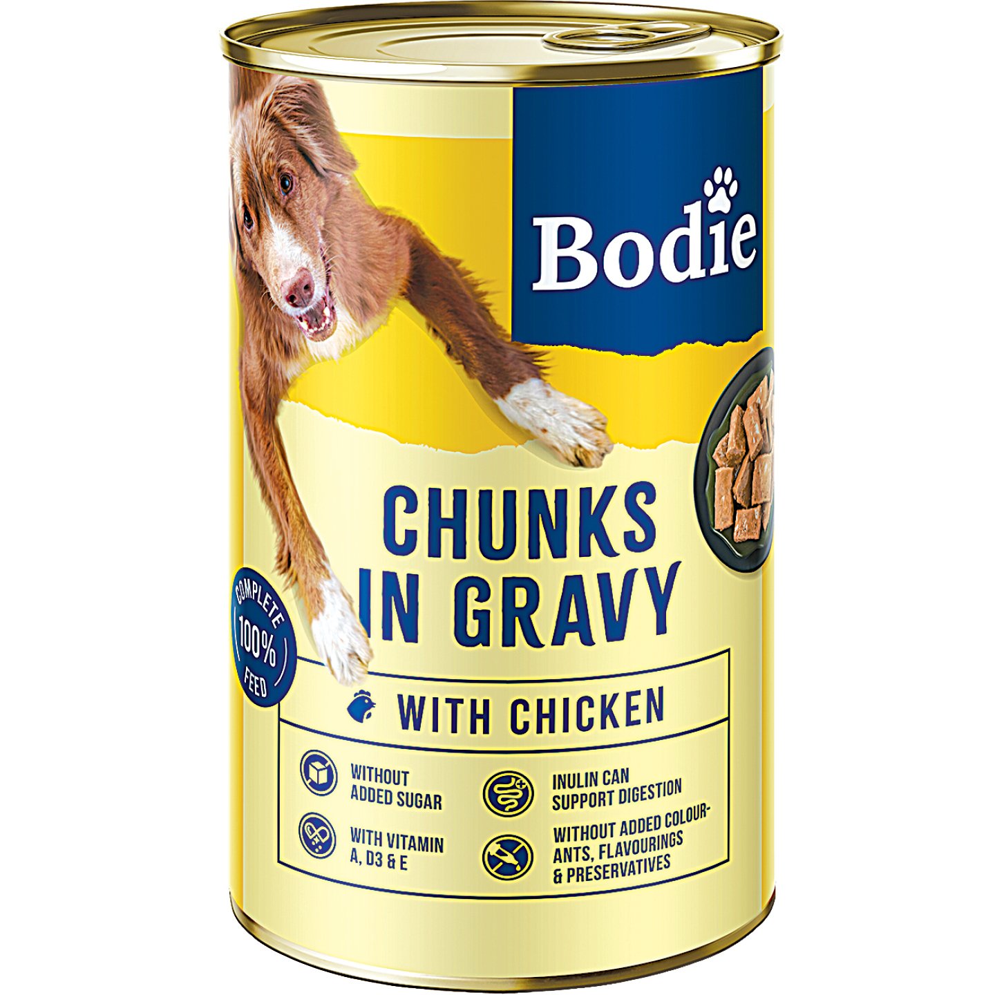 Bodie Kutyaeledel Csirkével
