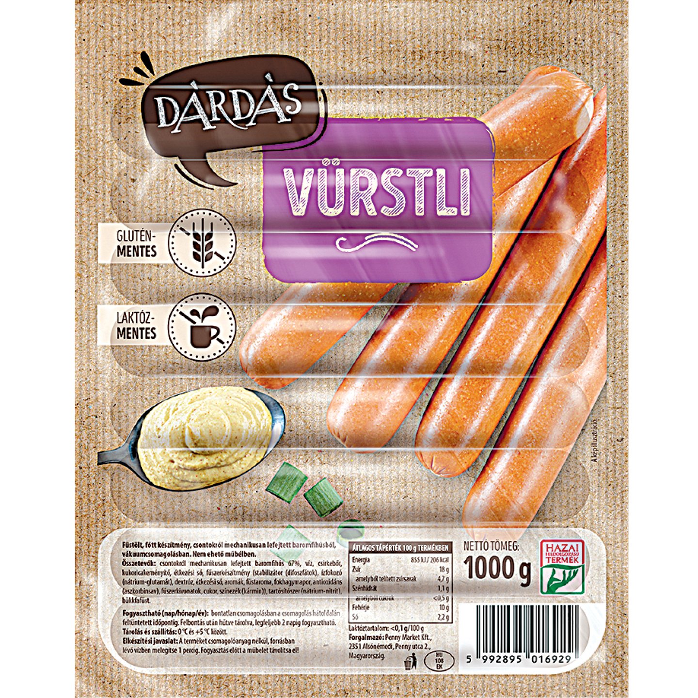Dárdás Baromfi Vürstli