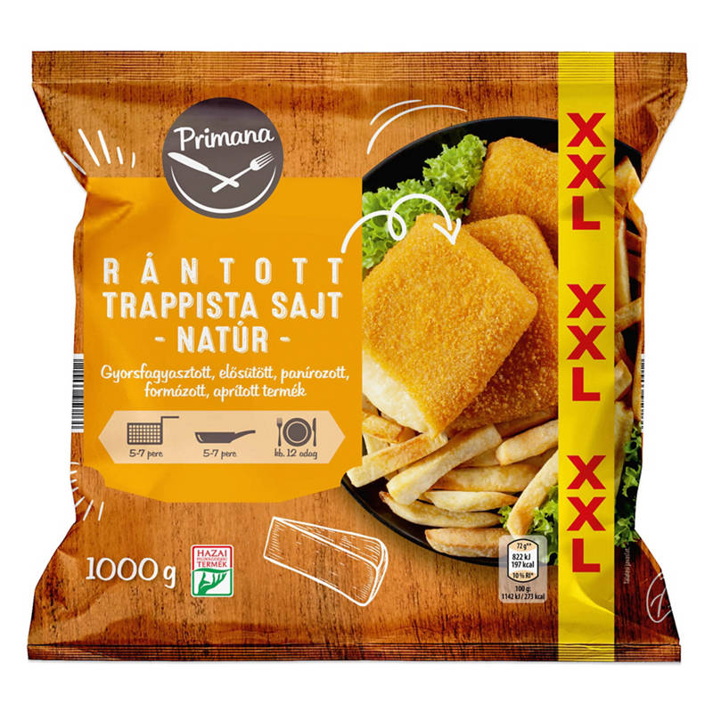 XXL Rántott trappista sajt, 1 kg