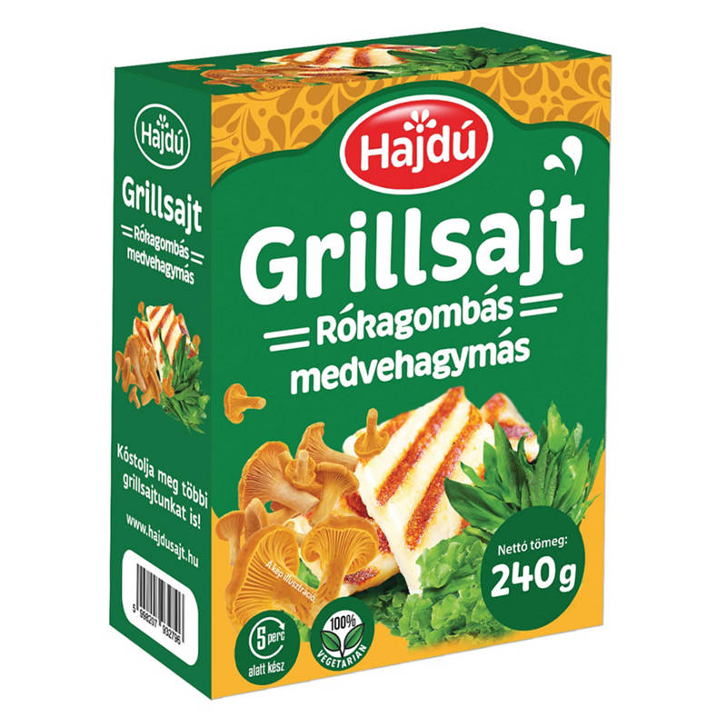 Grillsajt, rókagombás-medvehagymás, 240 g