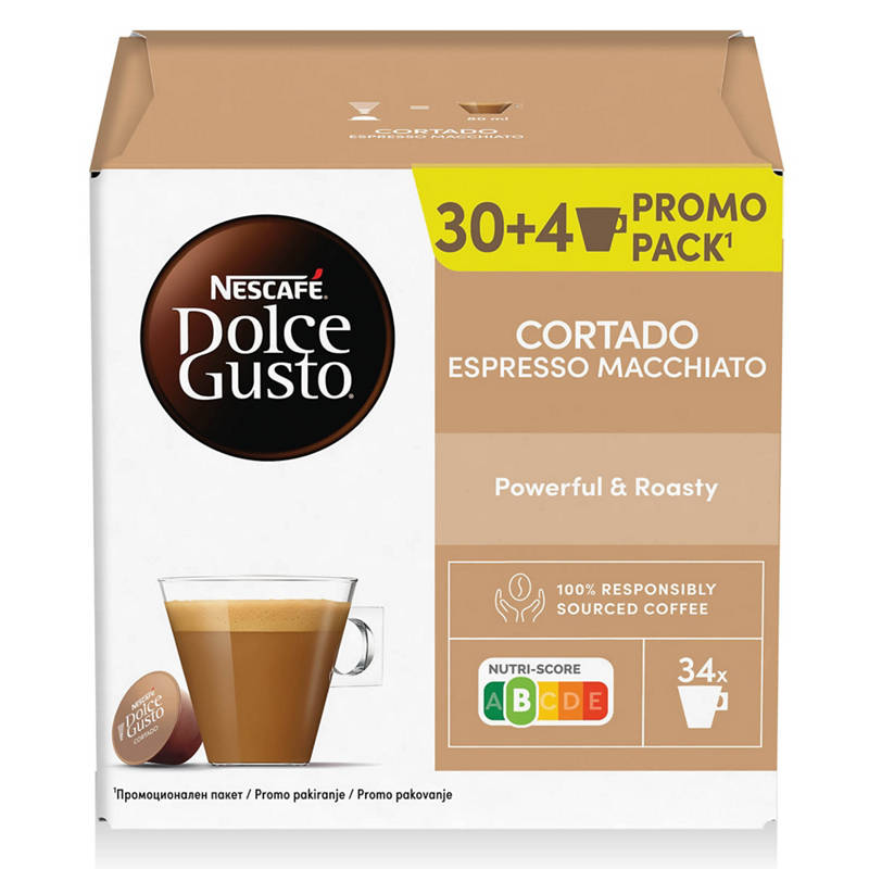 Kávékapszula, Cortado, 34 darab