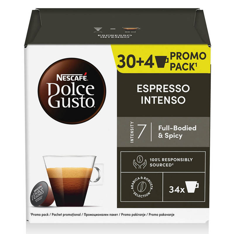Kávékapszula, Espresso Intenso, 34 darab