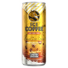 HELL Ice Coffee laktózmentes zsírszegény mangó- és vaníliás jégkrémízű ital kávékivonattal 250 ml