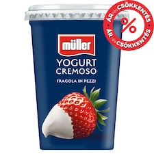 Müller epres krémjoghurt gyümölcskészítménnyel 500 g