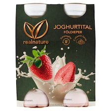 Real Nature joghurtital epres 4 x 100 g
