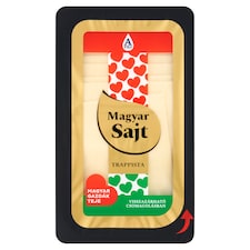 Magyar Trappista Sajt zsíros, félkemény, szeletelt trappista sajt 125 g