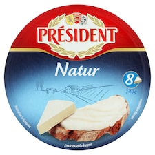 Président kenhető zsíros ömlesztett sajtkészítmény 8 db 140 g