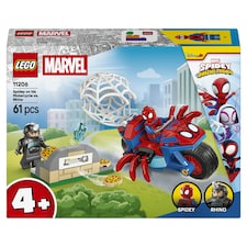 LEGO Marvel 11206 Motorkerékpáros Pókember vs. Rhino