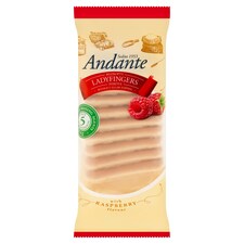 Andante Ladyfingers piskóta természetes málna aromával 2 x 110 g (220 g)