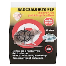 BioTox ExTra rágcsálóirtó pép egerek és patkányok ellen 15 db 150 g
