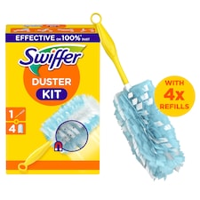 Swiffer Trap & Lock Portalanító Készlet (1 db Nyél + 4 db Utántöltő)
