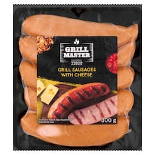 Grill Master sajtos grillkolbász 300 g