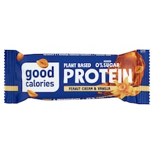 Good Calories magas fehérjetartalmú földimogyoró és datolyaszelet vaníliával 45 g