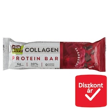 RiceUp! kollagénes fehérje szelet málna ízesítéssel hozzáadott cukor nélkül 50 g