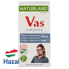 Naturland vas étrend-kiegészítő tabletta 60 db 51,36 g