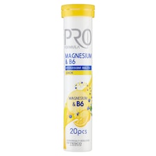 Pro Formula citromízű pezsgőtabletta magnéziummal és B6-vitaminnal 20 db 80 g
