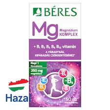 Béres Magnézium Komplex filmtabletta 50 db 61,8 g