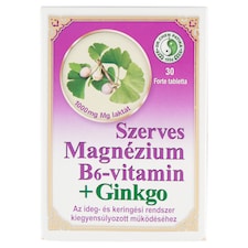 Dr. Chen Patika Magnézium B₆ Ginkgo Forte étrend-kiegészítő tabletta 30 db 36 g