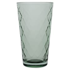 F&F Home Diamond Hiball Sage Green magas falú pohár