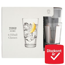 Home 420 ml-es magas falú pohár 6 db