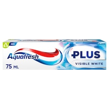 Aquafresh Plus Visible White fluoridos fogkrém 75 ml