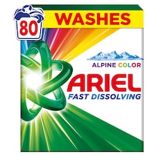 Ariel Alpine Color Mosópor, 4.4 kg, 80 Mosáshoz