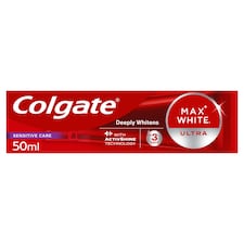 Colgate Max White Ultra Sensitive Care fogfehérítő fogkrém 50 ml