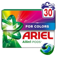 Ariel Allin1 PODS Folyékony Mosókapszula Színes Ruhákhoz, 30 Mosáshoz