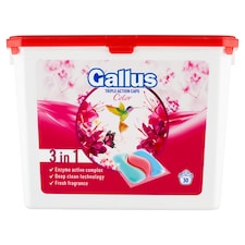 Gallus 3 az 1-ben mosókapszula színes szövetekhez 30 mosás 450 g