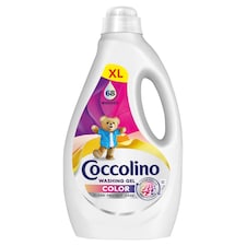Coccolino Color mosószer színes ruhákhoz 68 mosás 2,72 l
