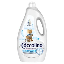 Coccolino Sensitive mosószer érzékeny bőrre, 43 mosás, 1,72 l