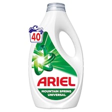Ariel Mountain Spring Universal Folyékony Mosószer, 1.8 l, 40 Mosáshoz