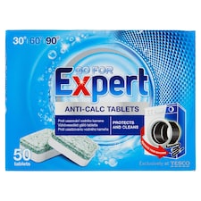 Go for Expert vízkövesedést gátló tabletta mosógéphez 50 db 800 g