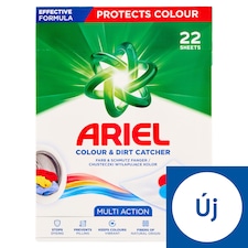 Ariel Colour & Dirt Catcher színfogó törlőkendők 22 db