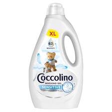 Coccolino Sensitive mosószer érzékeny bőrre, 63 mosás, 2,52 l
